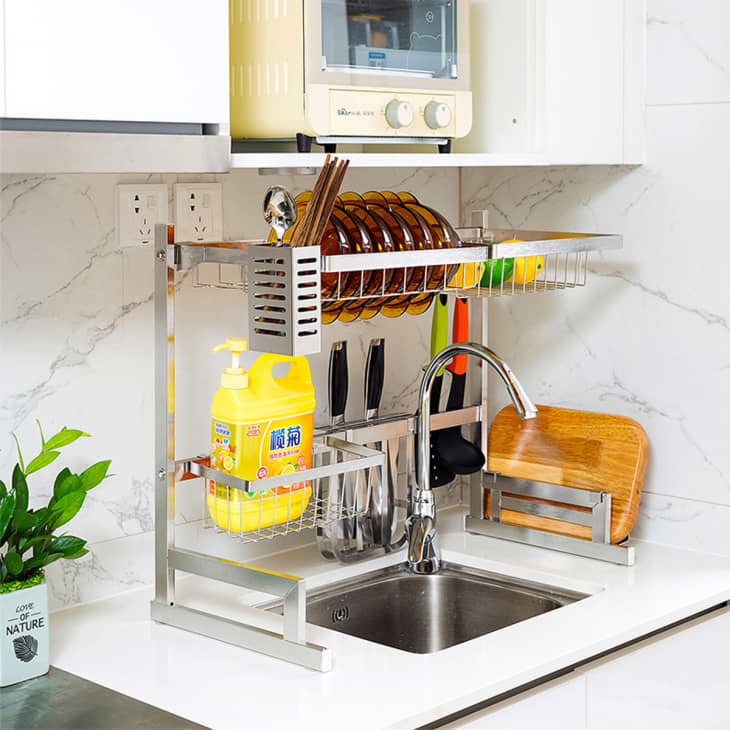 Over the Kitchen Sink Storage Ideas Apartment Therapy